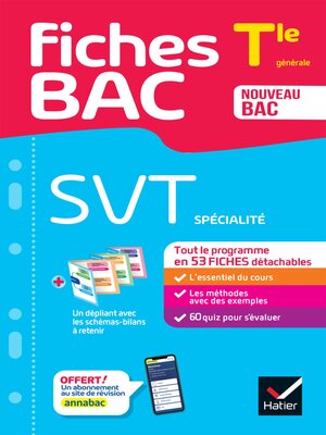 cover image of Fiches bac SVT Tle (spécialité)--Bac 2024